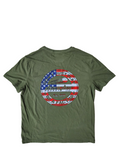 OD GREEN-DON'T JUST PLAY BE A FACTOR-US FLAG