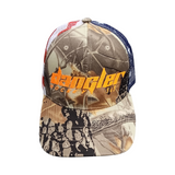 MOSSY OAK FRONT-US FLAG MESH-ORANGE LOGO