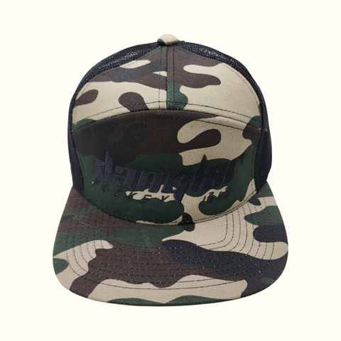 CAMO-BLACK MESH-BLACK LOGO