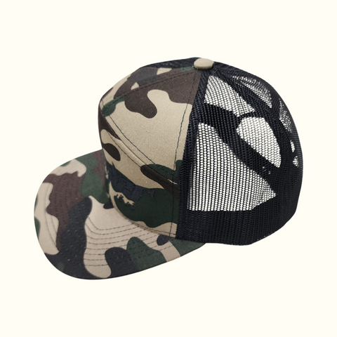 CAMO-BLACK MESH-BLACK LOGO