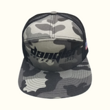 GREY CAMO/ BLACK LOGO/ US FLAG LEFT SIDE