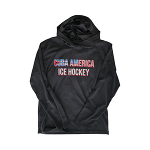 CUBA AMERICA FLAG LOGO LEIGHT WEIGHT HOODIE