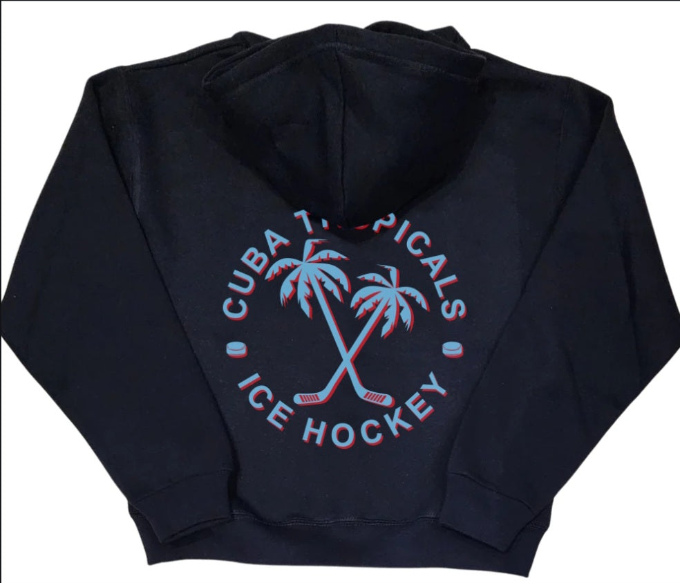 CUBA TROPICALS PALM TREE LOGO ADULT HOODIE