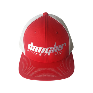 RED/WHITE MESH BACK
