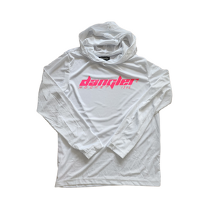 LIGHTWEIGHT PERFORMANCE HOODIE-PINK LOGO