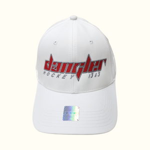 WHITE-GREY OUTLINE RED LOGO