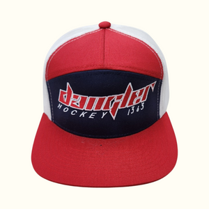 RED BILL-NAVEY FRONT-WHITE MESH/ WHITE OUTLINE-RED LOGO
