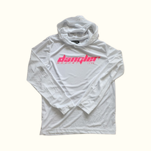 LIGHTWEIGHT PERFORMANCE HOODIE PINK LOGO