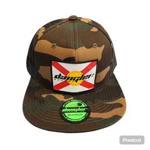 CAMO SNAPBACK-FLORIDA FLAG WITH DANGLER LOGO