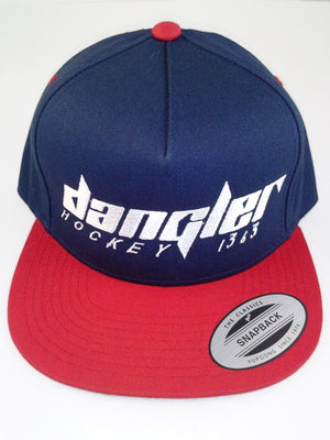 USA Inspired Navy Blue/Red 5 panel Baseball -White logo