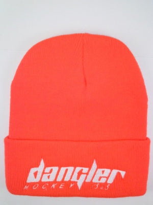 Neon orange beanie