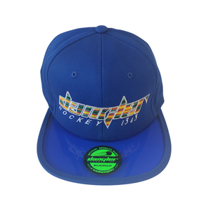 BLUE/BLUE SEE THROUGH VISOR MULTI COLOR LOGO
