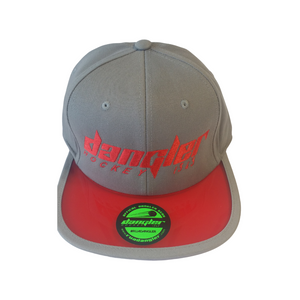 GREY/RED SEE THROUGH VISOR RED LOGO
