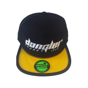BLACK/YELLOW SEE THROUGH VISOR WHITE LOGO