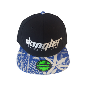 BLACK-TROPICAL BLUE BILL-WHITE LOGO