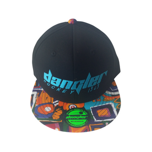 BLACK/AZTEC BILL BLUE LOGO