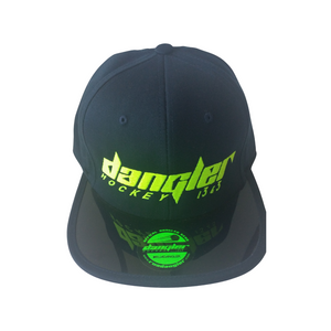 NAVY/DARK BLUE SEE THROUGH VISOR NEON GREEN LOGO