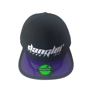 BLACK/PURPLE SEE THROUGH VISOR WHITE LOGO