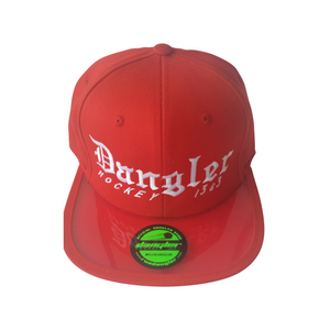 RED/RED SEE THROUGH VISOR WHITE OLD ENGLISH LOGO