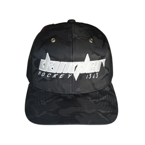 BLACK CAMO/BLACK MESH BACK LIGHT GREY LOGO