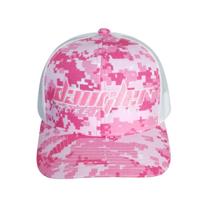 PINK DIGITAL CAMO/WHITE MESH BACK PINK LOGO